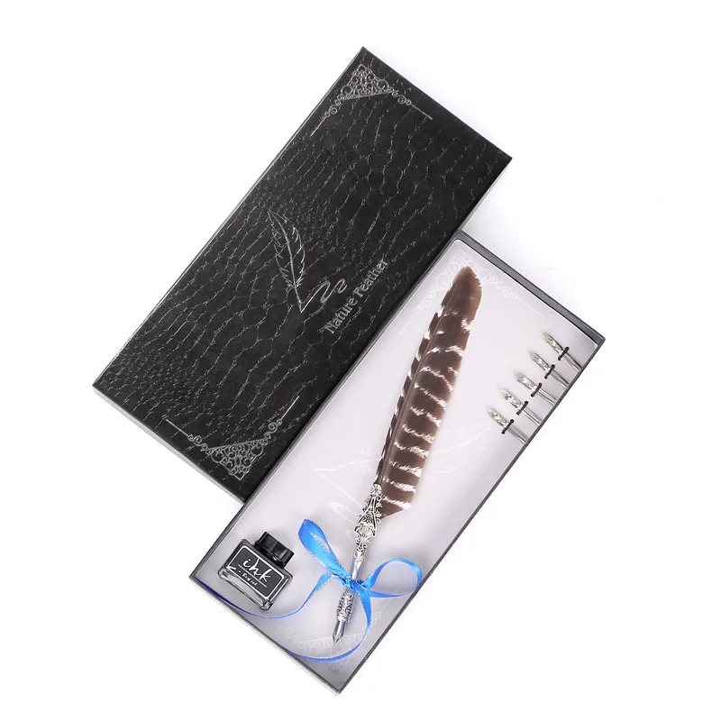 European Style Feather Pen Signature Dip Pen  Creative Gift