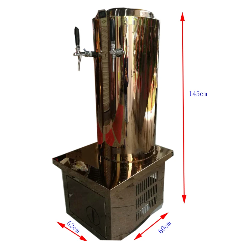 Single can of rose gold water-cooled draft beer machine 220V rapid refrigerator beer refrigeration equipment