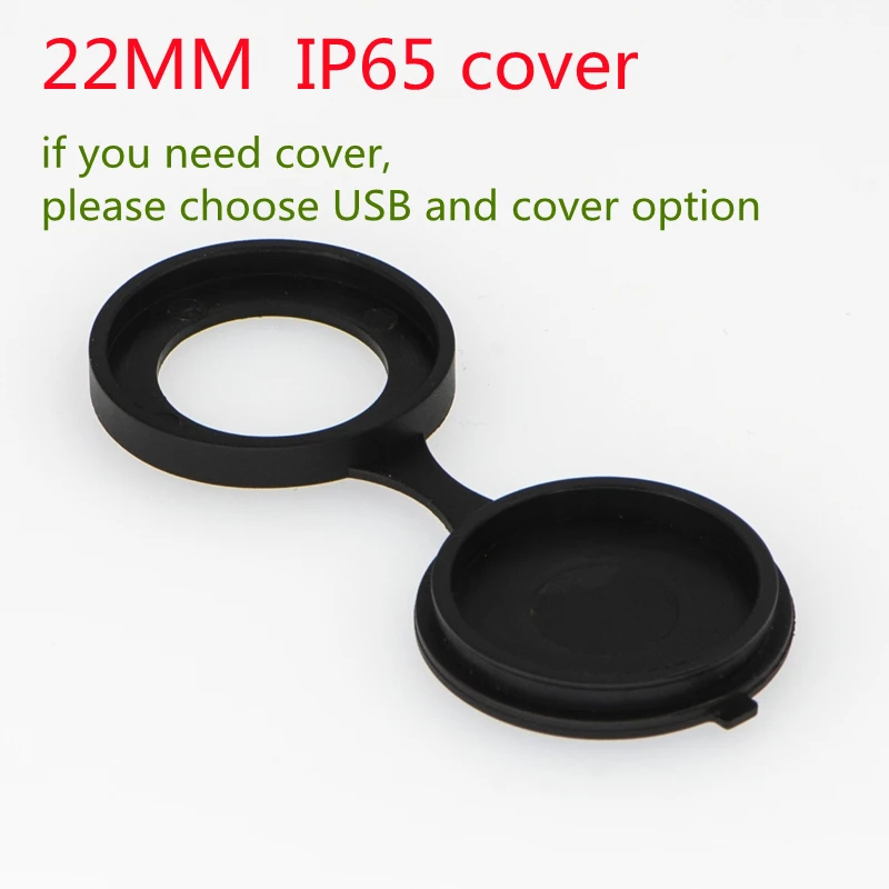 22mm USB connector socket  Economy Type Panel Mount USB2.0 Female A to Female B image 6