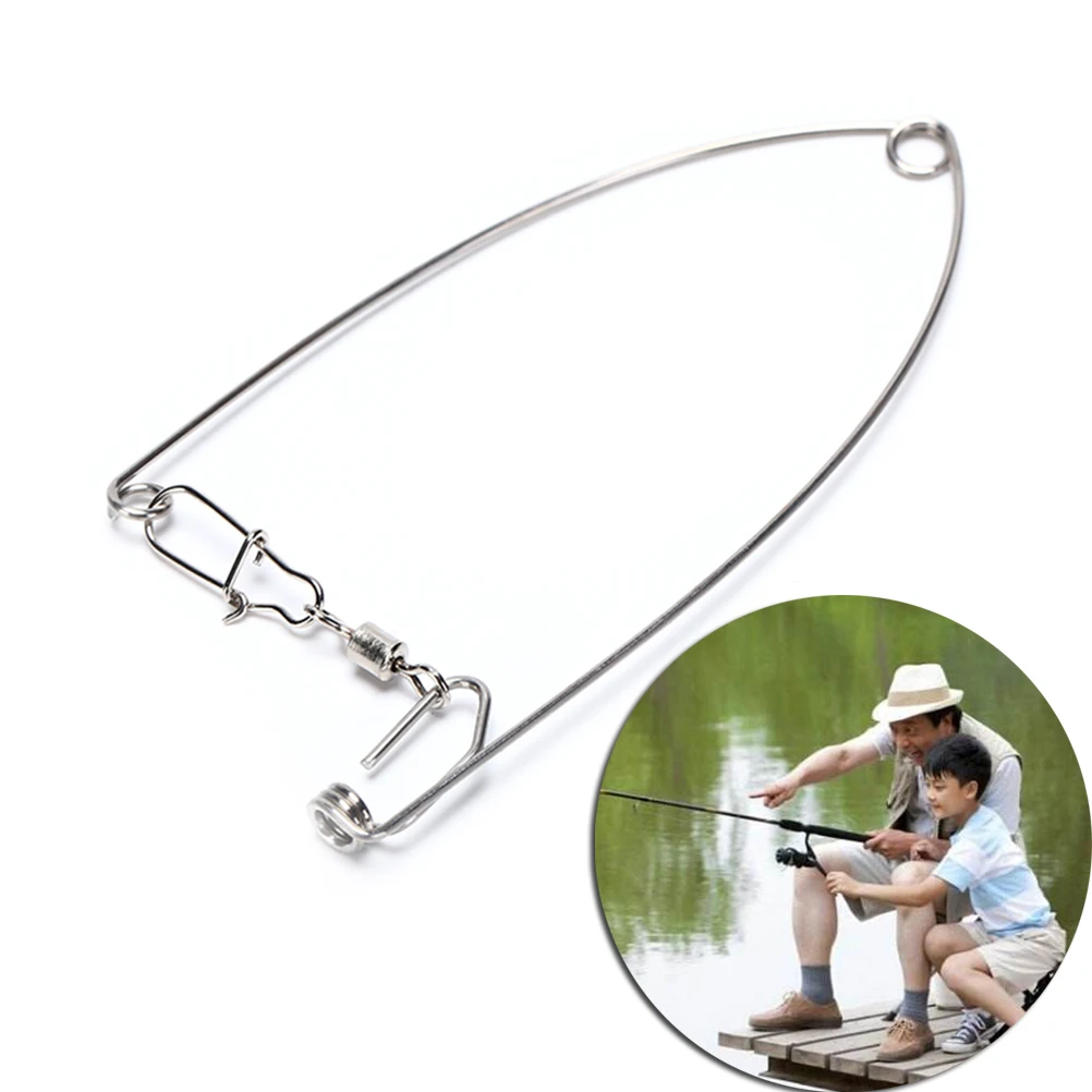 Hot Stainless Steel Automatic Hook Trigger Spring Fishing Hook Setter Bait Bite Triggers the Hook Catch Fish