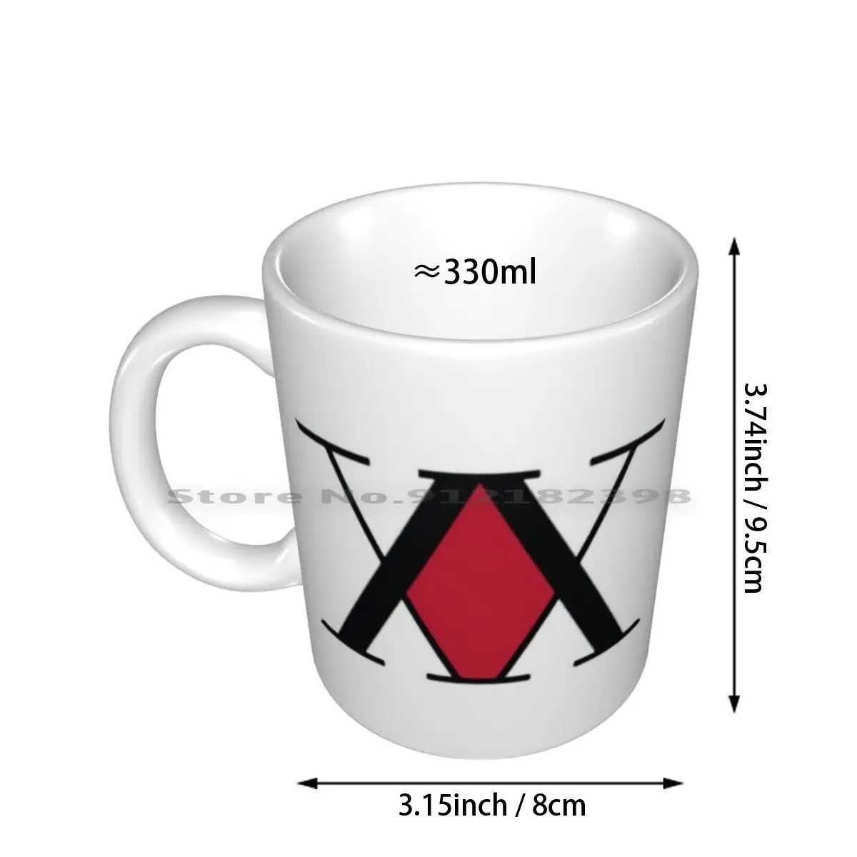 Hunter Logo Ceramic Mugs Coffee Cups Milk Tea Mug Hunter Hunter Hh Anime Gon Hisoka Killua Manga Kurapika Leorio Hunter Japan