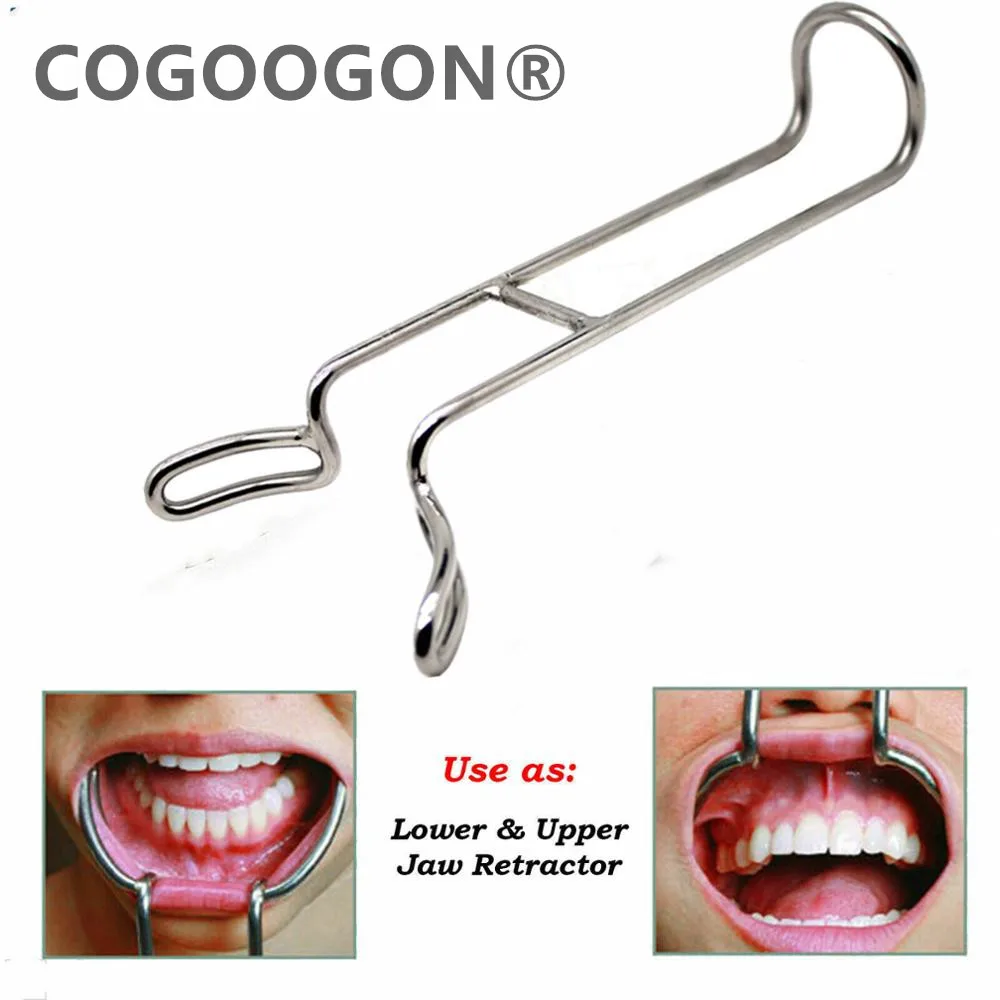 Abrelatas de mordaza para implante Dental, Retractor de dientes, instrumento quirúrgico de dentista, herramienta de blanqueamiento Dental, cuidado