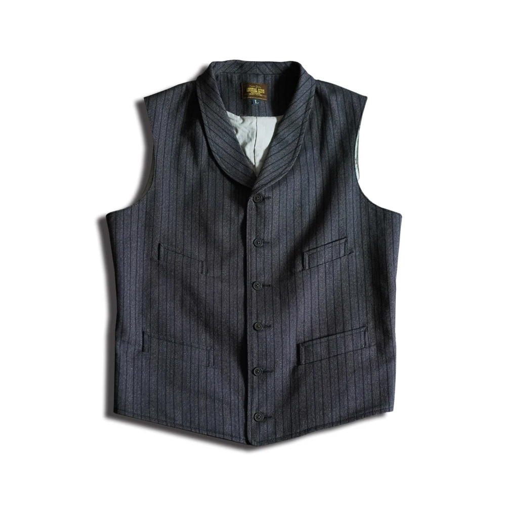 

Men's Blazer Stripe Tweed Vest Sleeveless Jacket Groom's Tight Wedding Waistcoat Latest Designer Gilet Retro Casual Costume