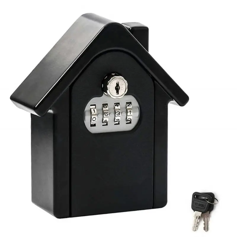 for Key Safe Lock Storage Box Combination Resettable Code Outdoor Password Security Waterproof Push Button for Case Hous