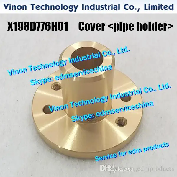 X198D776H01 edm Lower Cover (Pipe holder) for H1/HA/FX/SX/CX machine X198-D776-H01 Brass Lower Pipe Holder