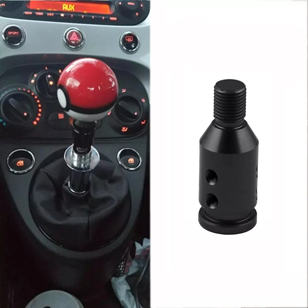 RASTP-JDM Racing Universal Aluminum Shift Knob Adapter Fit for Non Threaded Shifter Auto shifters M12x1.25mm/M10x1.5mm RS-SFN057