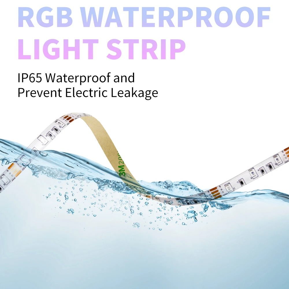 USB LED Strip RGB Flexible Light 5V Led TV HDTV Background RGBW LED Tape Neon Lighting 24 Keys Remote Control Color Changeable