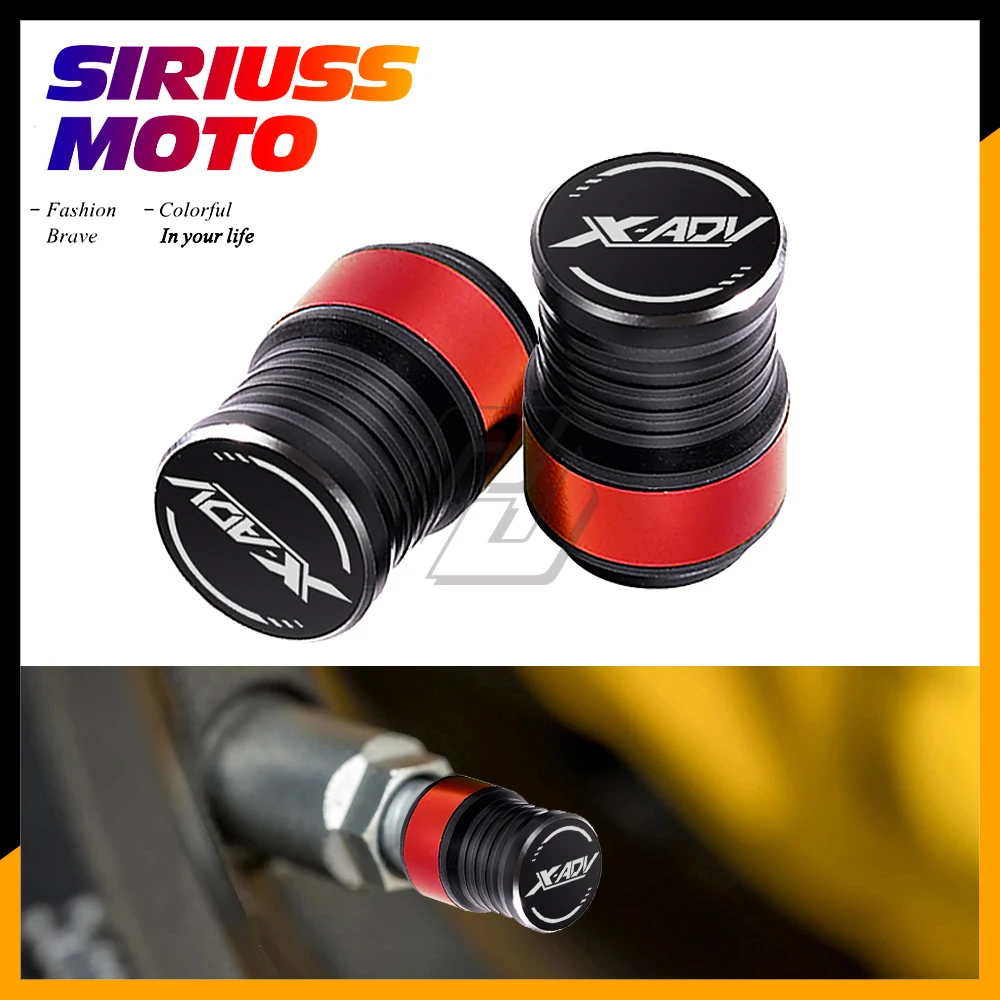 Motorcycle Accessories Wheel Valve Stem Cap Set Case for Honda X-ADV 150 750 Adventure Rim