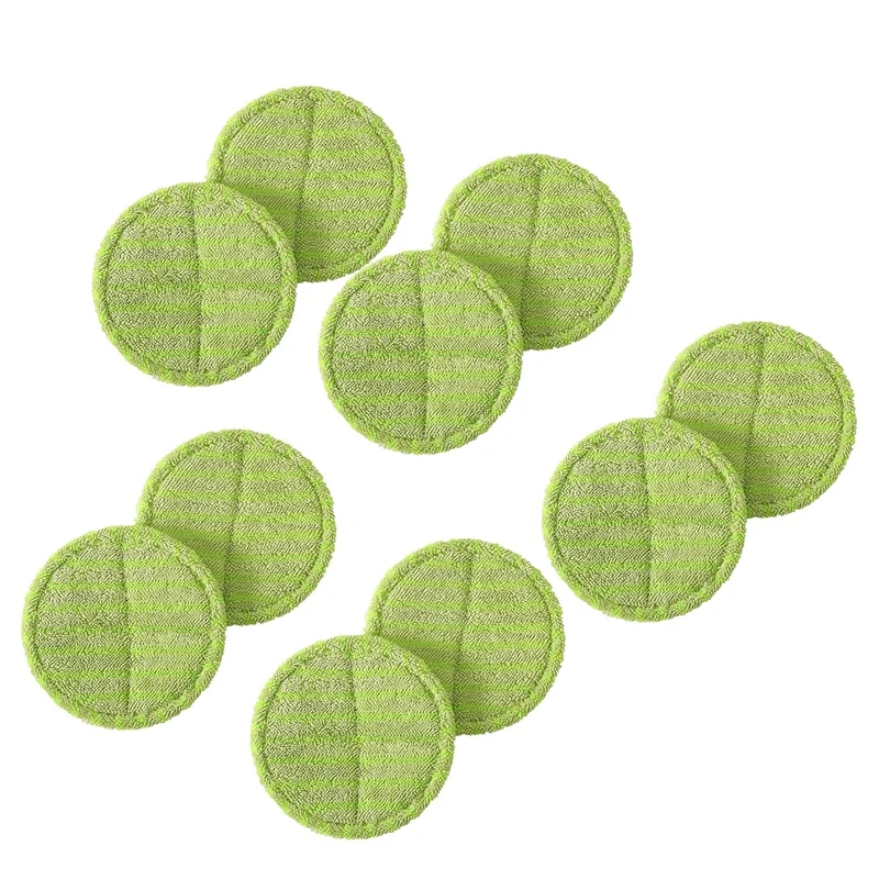 10 Pcs Replacement Pad for Cordless Electric Rotary Mop Sweeper Wireless Electric Rotary Mop Replacement Scrubber Pad