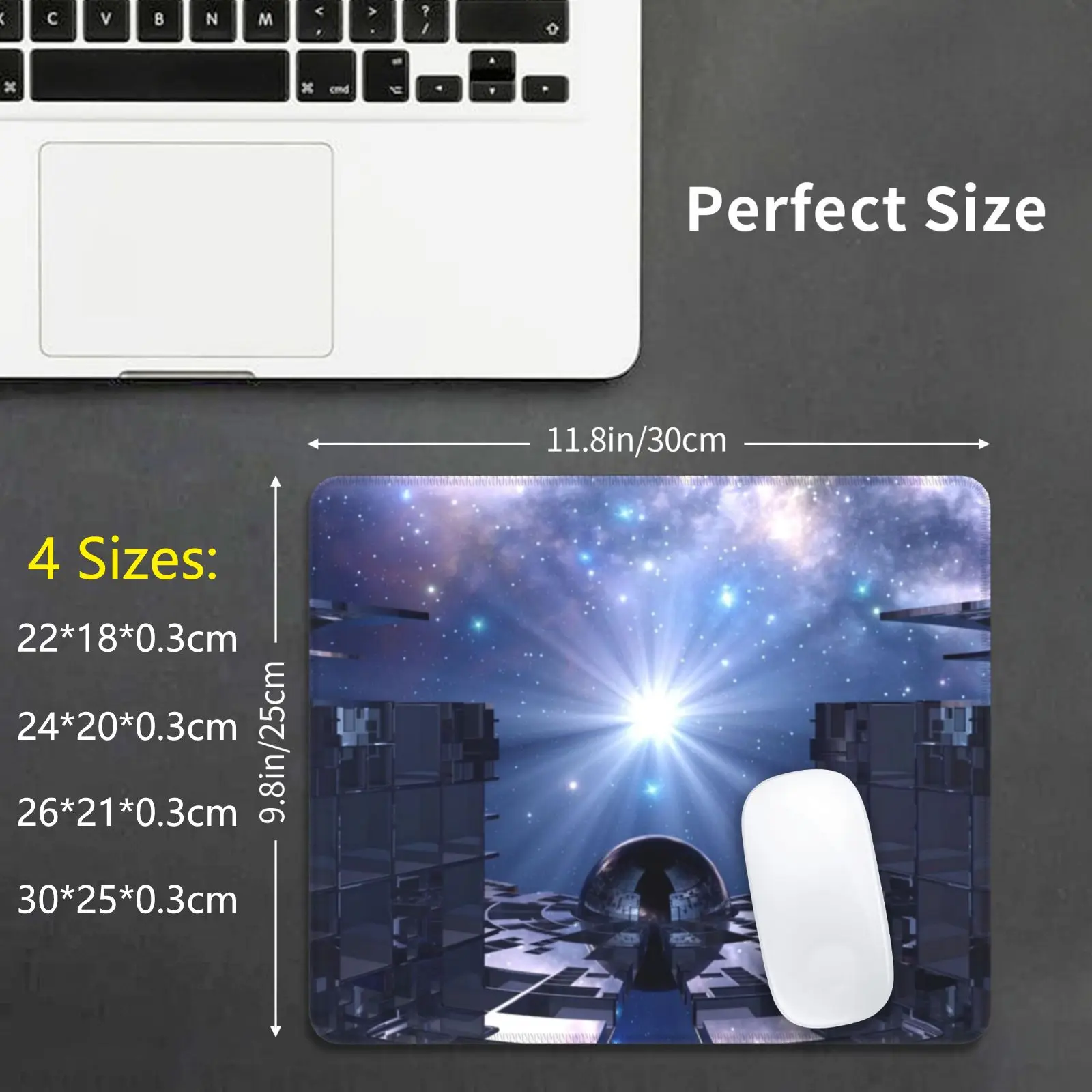 On Just One Day Every Millennium Mouse Pad DIY Print Cushion 3d Reflection Bright Star