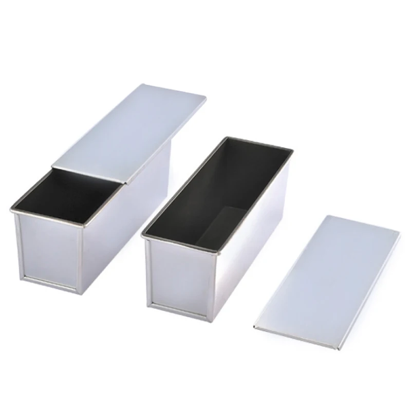 450g/750g/1000g Aluminum Alloy Non-Stick Coating Toast Boxes Bread Loaf Pan Mould Baking Tool With Carton Packaging