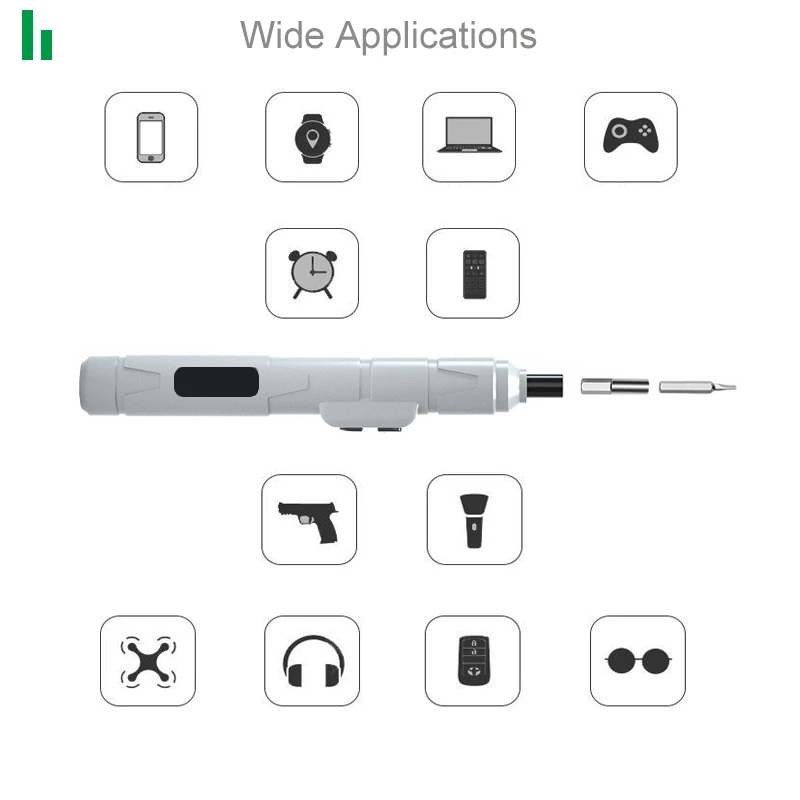 Mini Listrik Obeng Alat Listrik 3.6V Isi Ulang Multifungsi Cordless Bor Listrik dengan 11 Buah BIT KIT Set Rumah Tangga