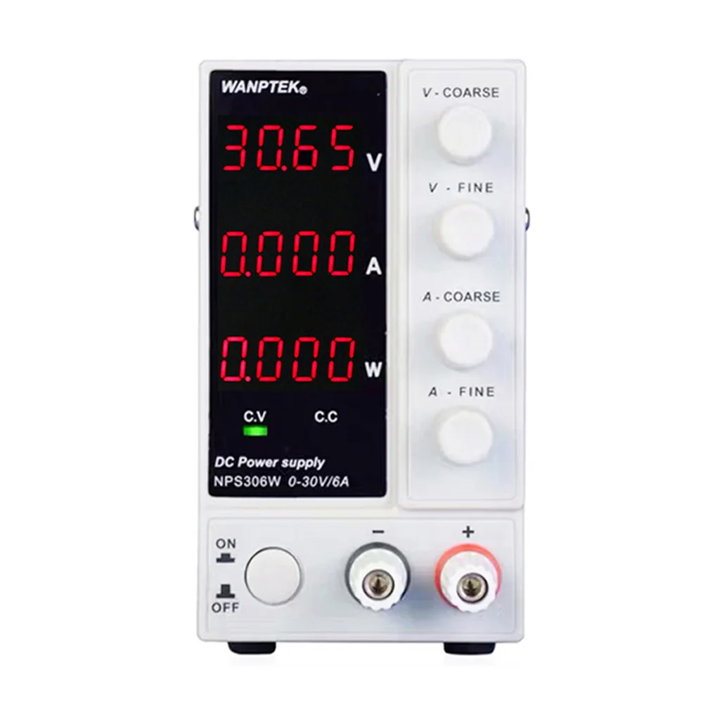 

NPS306W 30V6A 4 Digital Display Switching DC Power Supply Voltage Regulators Lab Repair Tool Adjustable 110/220V Power Source