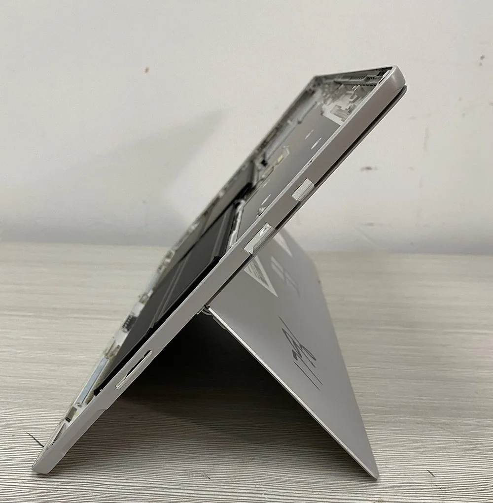 1796 silver case For Microsoft surface pro5 pro6 Back Cover Housing with battery Rear Housing Chassis