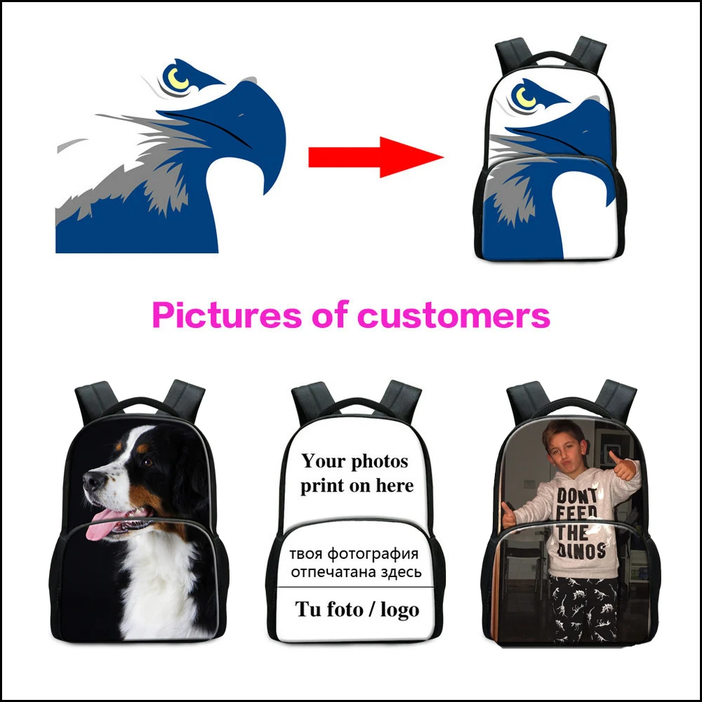 Dispalang Animal Cat Printed School Backpack For Primary Student Dog Children Schoolbags Mochila Escolar Girls Bagpack Back Pack