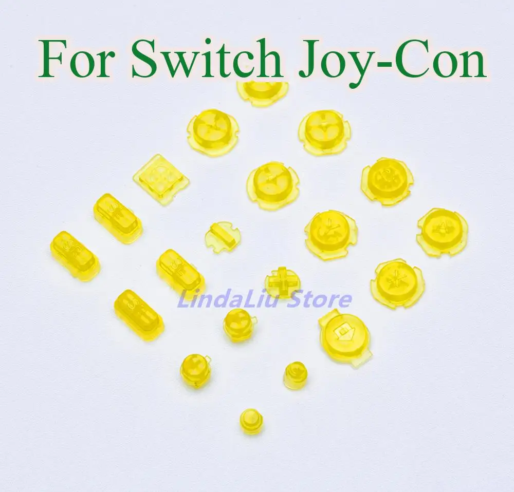 

30sets Transparent Replacement Full Set Buttons SL SR Trigger ABXY Direction Keys Button For Nintend Switch JoyCon Accessories