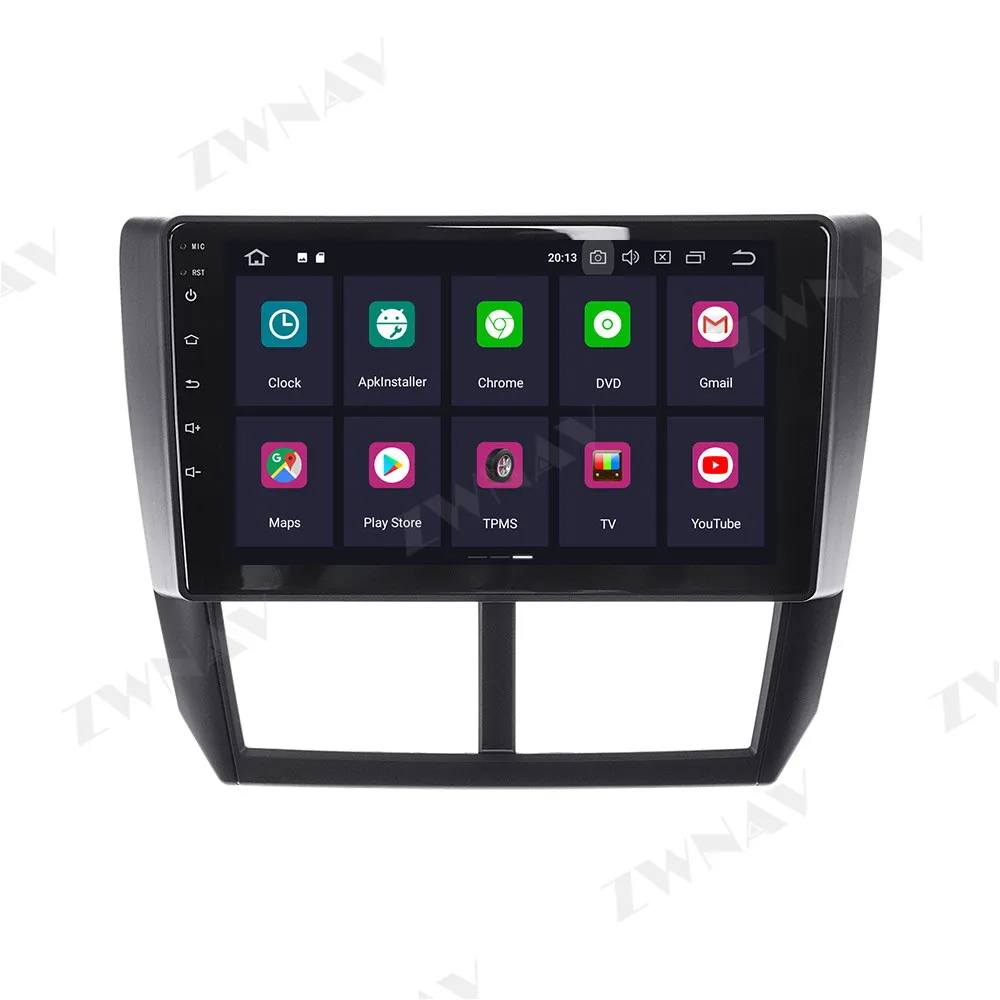 4+128G Android 10 Car Multimedia Player For Subaru Forester 2008-2013 car GPS Navi Radio navi stereo IPS Touch screen head unit