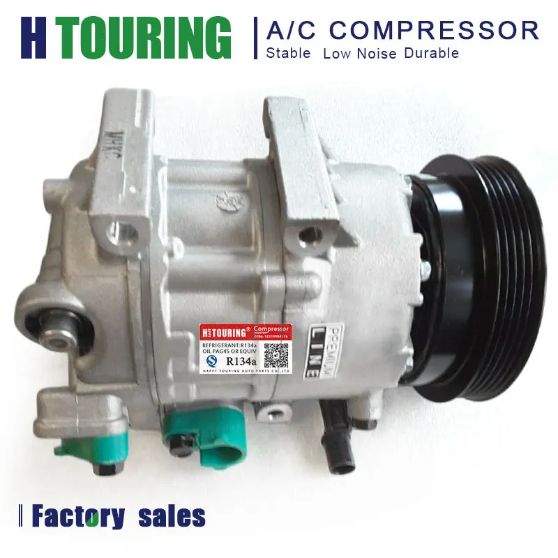 For Car Hyundai HCC VS-16 VS16 air ac compressor pump for Hyundai Matrix 1.5 CRDi 97701-17610 97701-17611 9770117610 9770117611