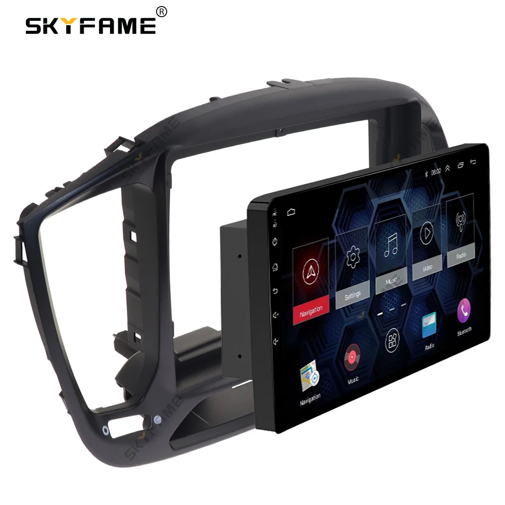 SKYFAME سيارة فآسيا الإطار محول Canbus صندوق فك أندرويد راديو داش لوحة طقم إطارات لشركة فيات UNO