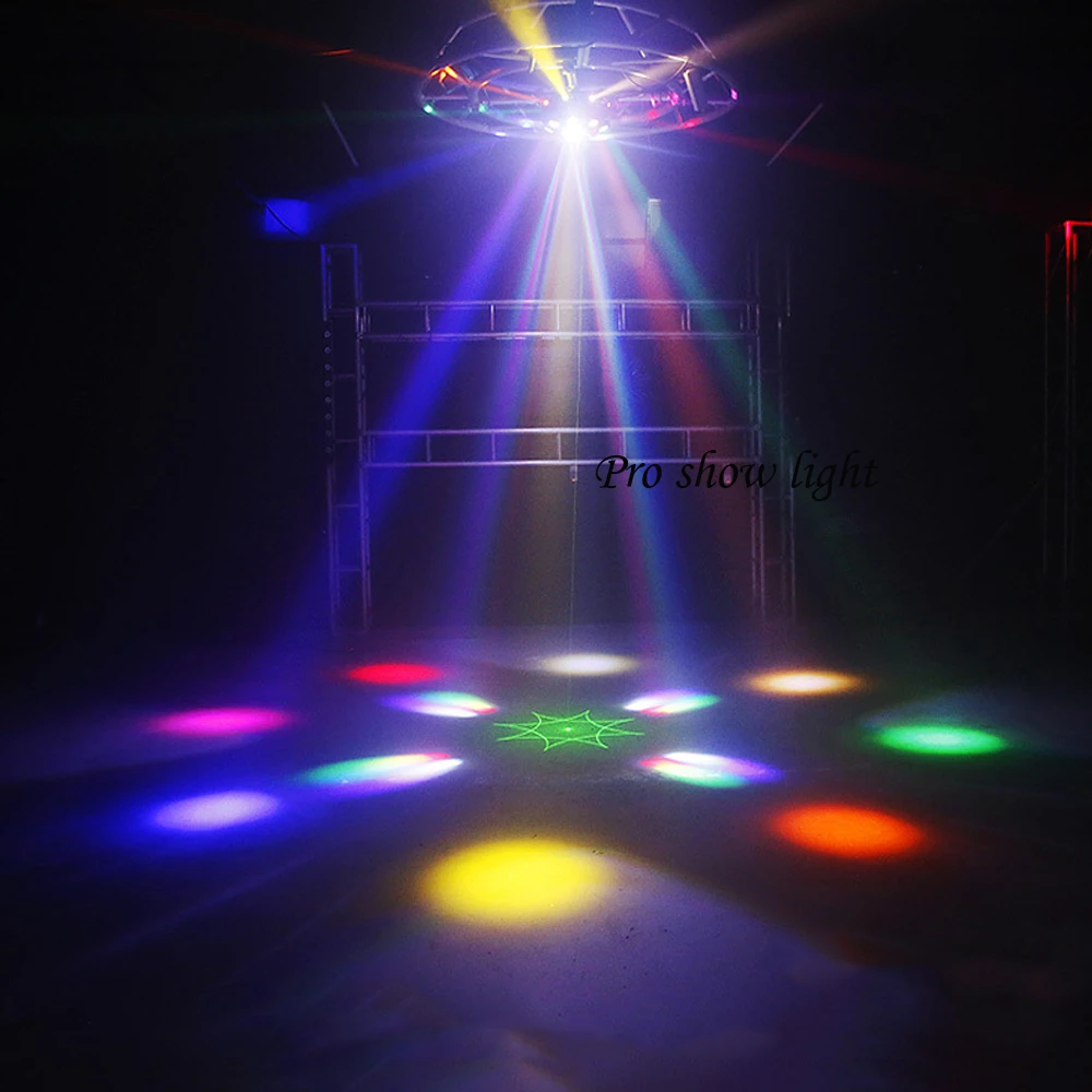 Fast Shipping 5IN1 LED Projector Stage Effect Laser Beam Strobe Flash Light DMX Bee Eyes Laser For Dj Disco Party Wedding Clubs