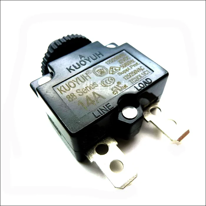 Interruptor de sobrecarga protetor de sobrecorrente de kuoyuh disjuntores 88 series 14a
