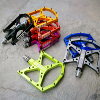 Ultralight  flat foot Mountain Bike Pedals MTB CNC Aluminum Alloy Sealed 3 Bearing Anti-slip Bicycle Pedals Bicycle Parts