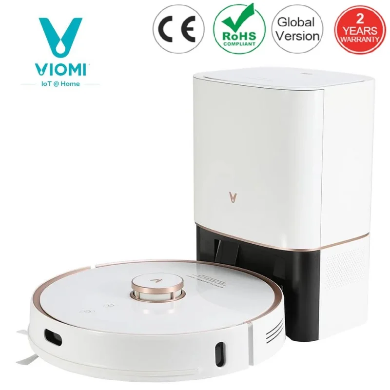 

VIOMI S9 Robot Vacuum Cleaner With 950W Intelligent Auto Dust Collection LED Display 2700Pa Floor Carpet Sweeping and Mopping