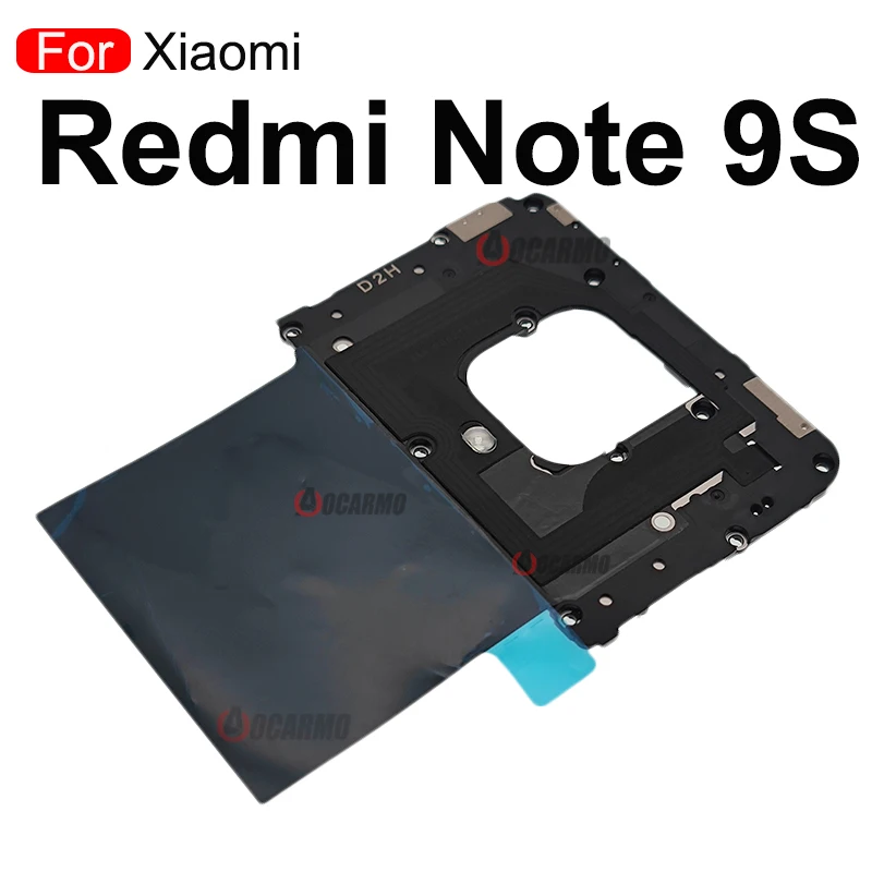 For Xiaomi Redmi Note 9S Wifi Antenna Signal Motherboard Cover NFC Module With Camera Lens Frame Repair Replacement Parts