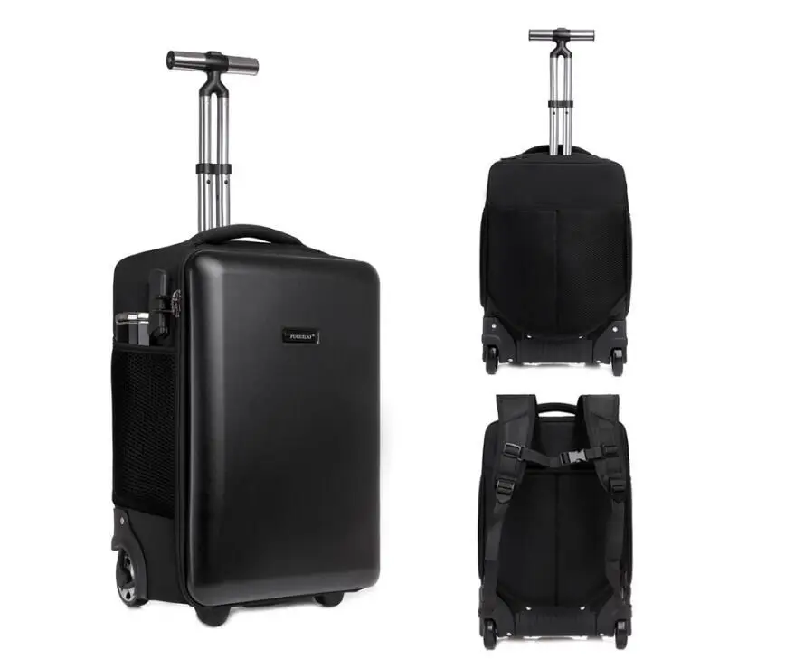 

Women travel trolley bag Luggage Suitcase Business unisex carry on hand Luggage bag On Wheels Rolling backpack baggage suitcases