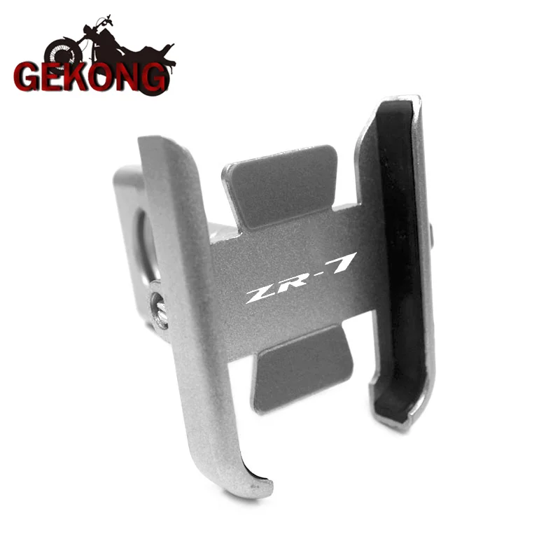 For Kawasaki ZR-7 ZR7 1999-2003 2002 2001 2000 Motorcycle CNC Aluminum Alloy Handle Bar Mobile Phone Bracket GPS Stand Holder