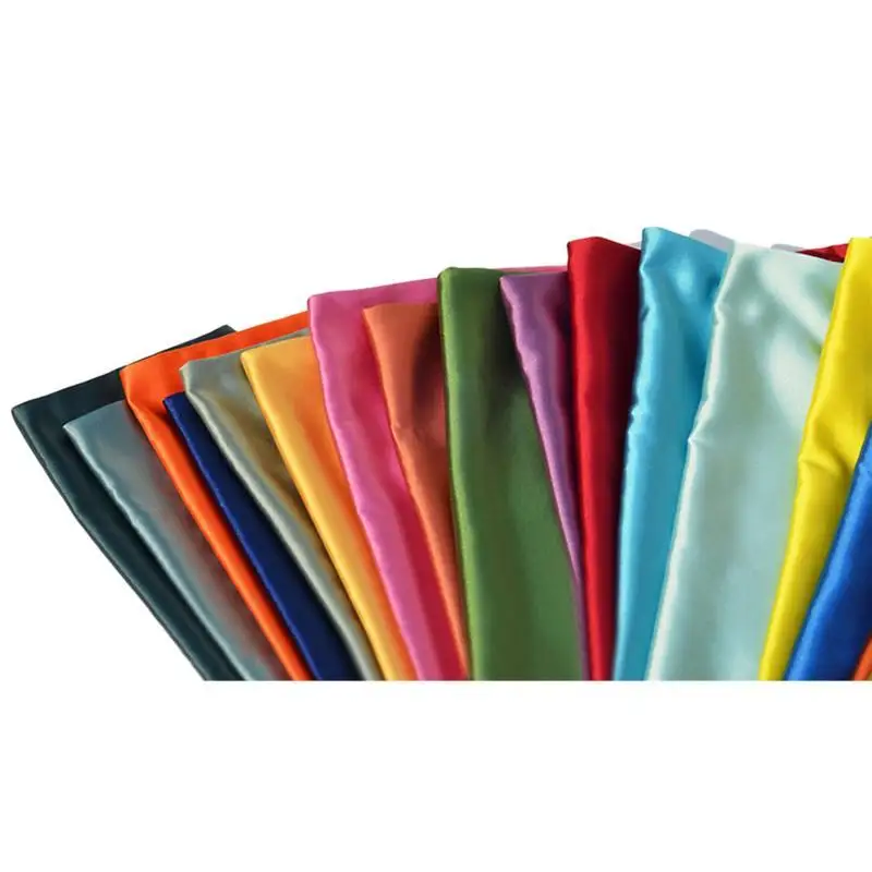 27 MultiColors Square Throw Pillowcase Silky Satin Cotton Linen Cushion Pillow Cases Cover Home Textile poszewki na poduszki