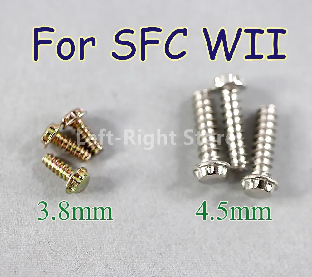 

1000PCS 3.8mm 4.5MM Security Bit Screws For Nintendo NES SNES N64 For Gameboy GB Console & Cartridge Case Screws