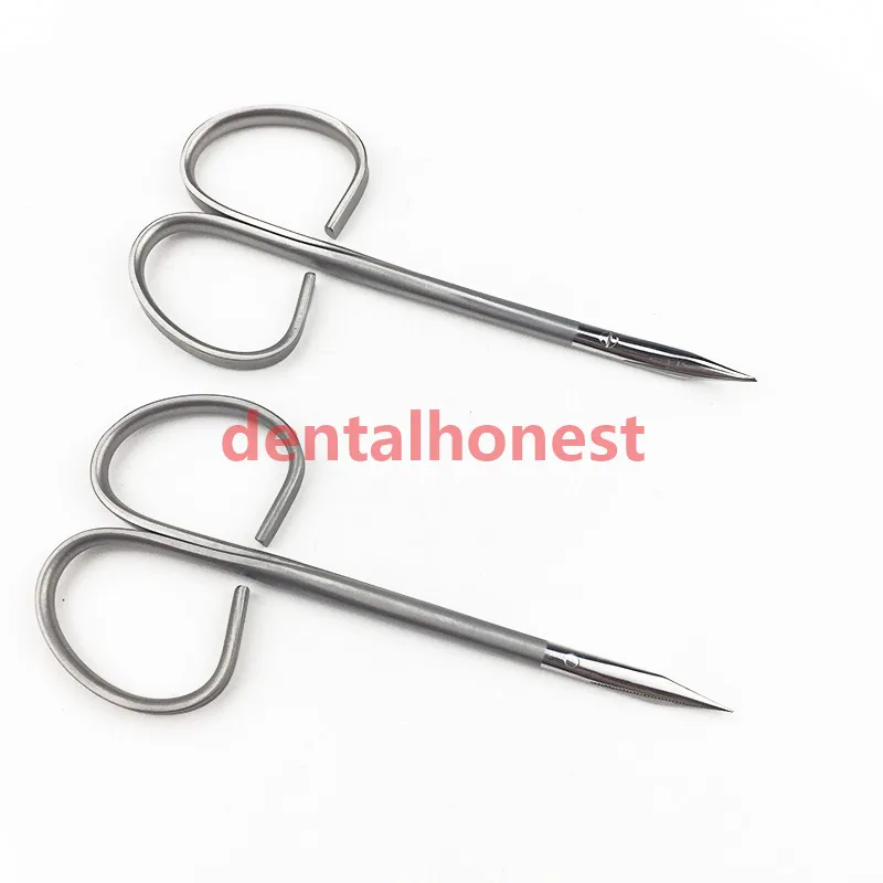 Dental scissors Ophthalmic surgery sharp scissors Stainless steel cosmetic plastic surgery double eyelid tools