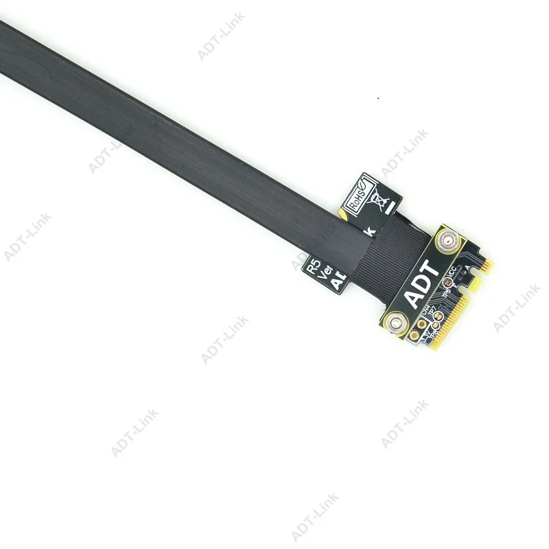 PCI-E NGFF M.2 A/E Key to PCIe 3.0 X16 Extension Extender Cable Angled PCI-Express for PCIe X1 X4 X8 X16 Adapter