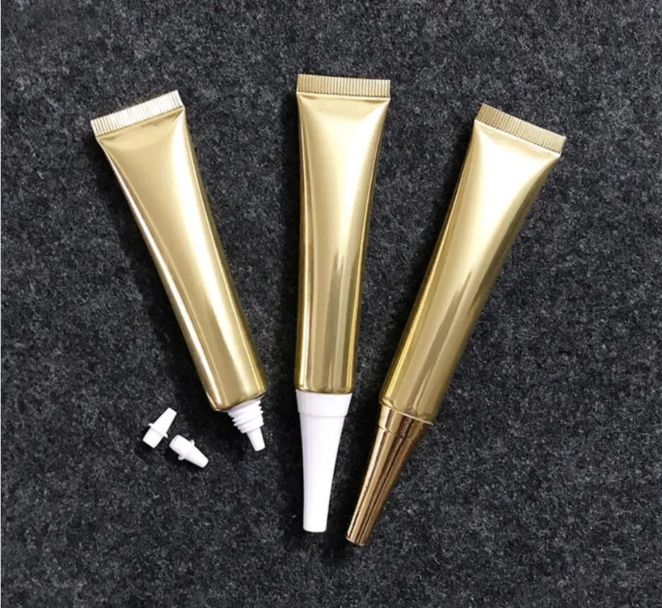 

10ML 15ML20ML shiny gold soft tube mild wash butter hand essence UV protect eye cream foundation emulsion cosmetic hose packing