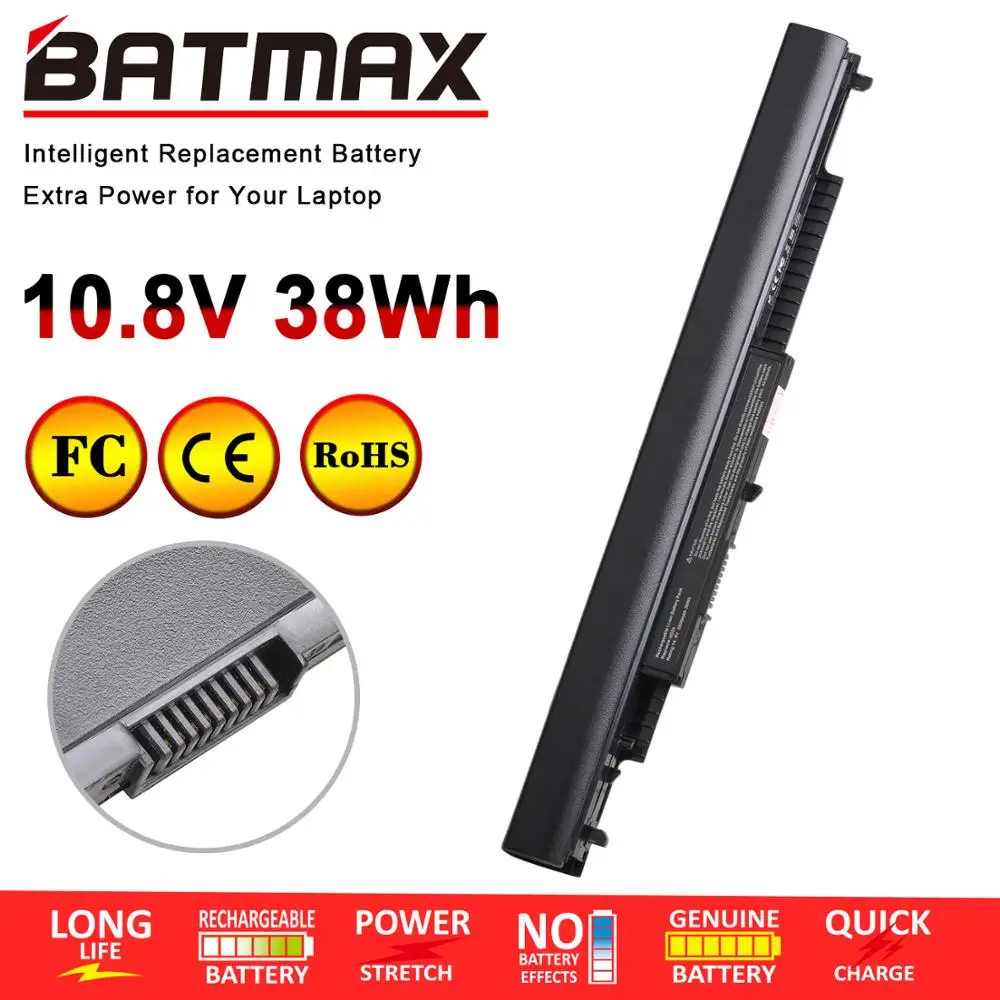Imagem -01 - Batmax-bateria para Laptop Acessório de Bateria Hs04 para hp Pavilion 14 Ac0xx 15-ac121dx 255 245 250 g4 240 batmax bateria para laptop acessorio de bateria hs04 para hp pavilion 14 ac0xx 15 ac121dx 255 245 250 g4 240 01