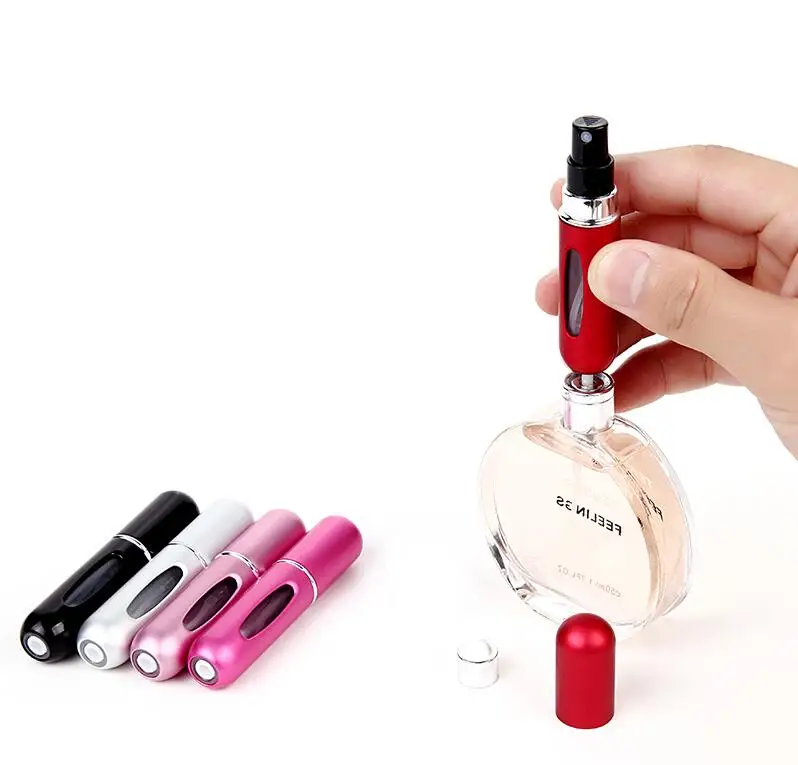 5ml perfume Refillable Bottles filling At the bottom mini portable spray bottle free shipping