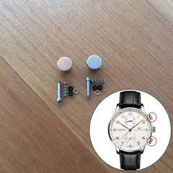 watch push button for IWC Portugieser chronograph watch pusher IW3714 parts