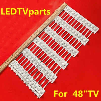 

LED strips bar lights working for Ko nka 48inch QLED48X60U backlight 35021642 35021640 35021656