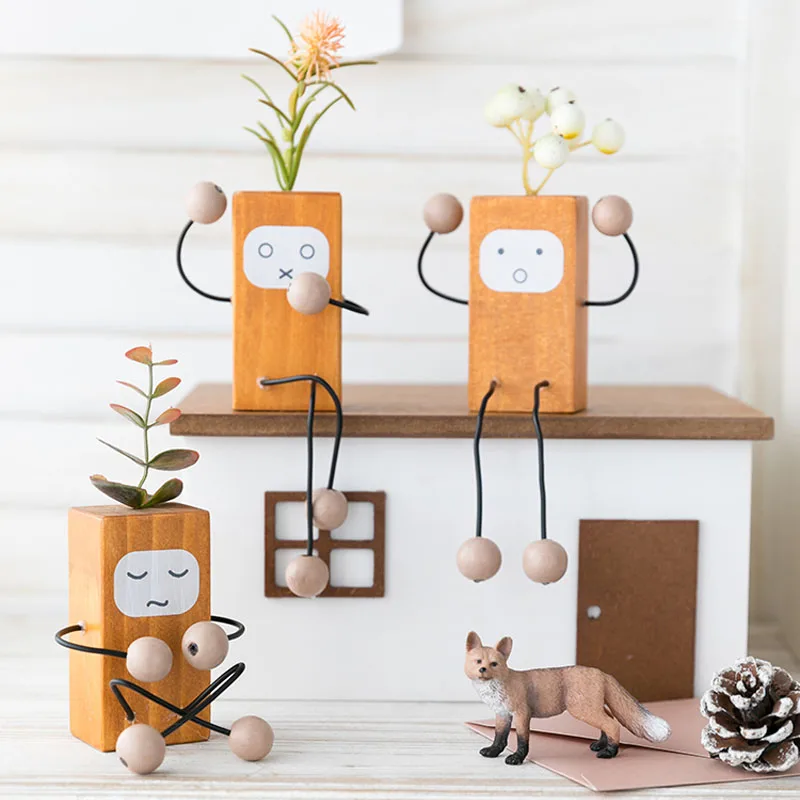 

Nordic Style Hanging Feet Doll, Small Ornaments, Modern Home, Living Room, Desktop Cute Decorations, Creative Wooden Crafts