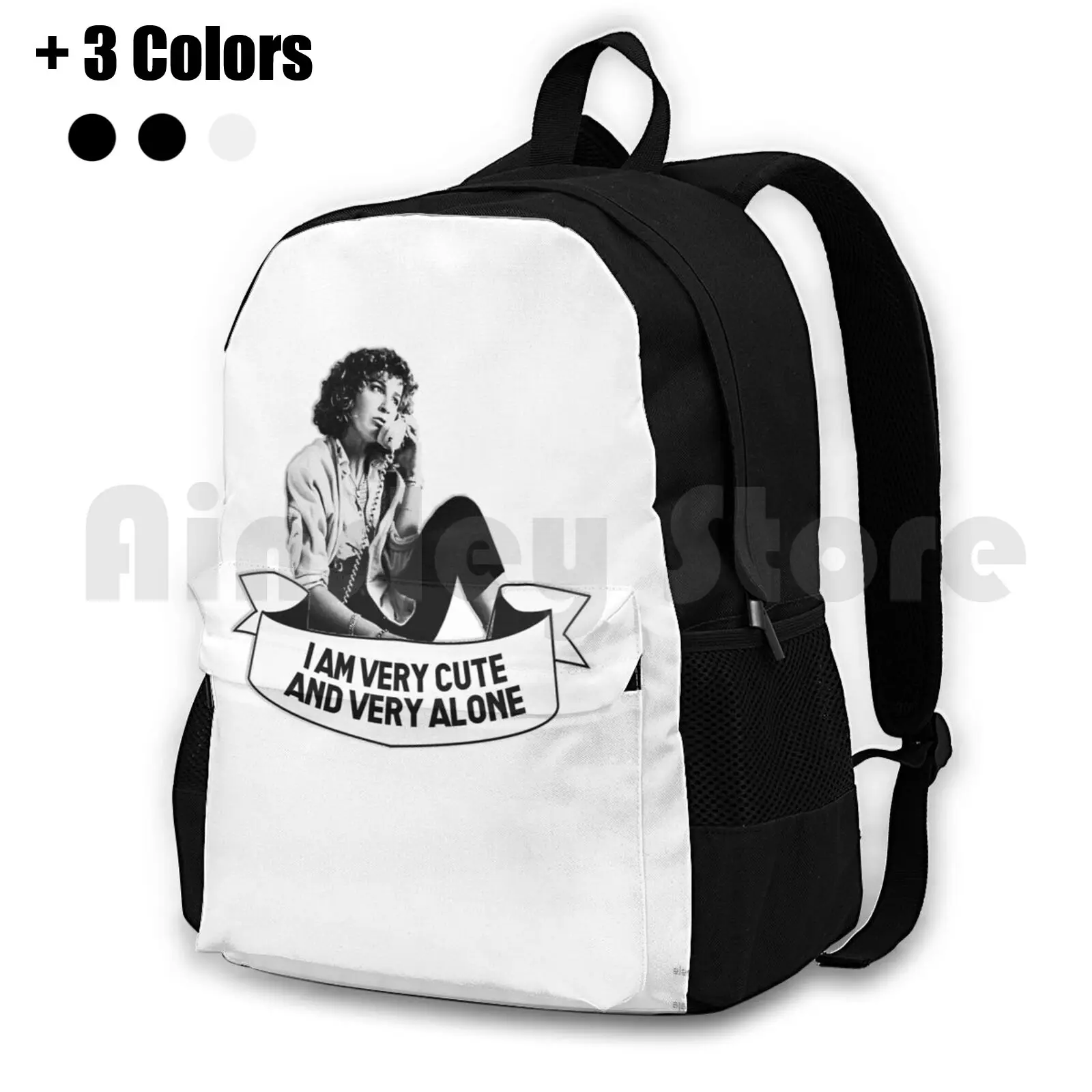 Ferris Bueller-I Am Very Cute And Very Alone Outdoor Hiking Backpack Waterproof Camping Travel Jeannie Bueller Jeanie Bueller