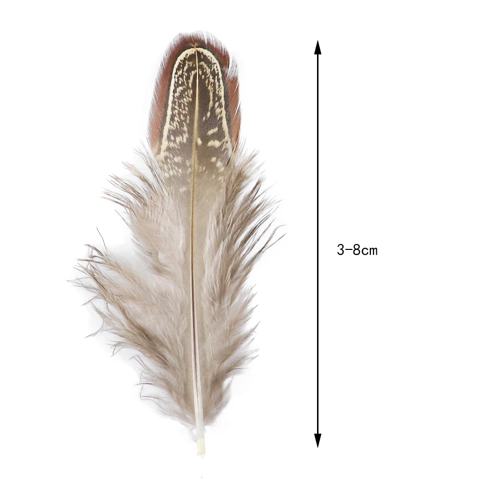 100Pcs Natural Rooster Feathers DIY Wedding Clothes Decoration Carnival Jewelry Accessories Dyed Chicken Plumes For Crafts 3-8CM