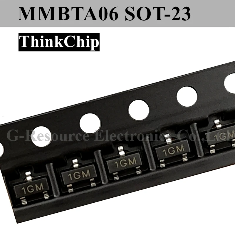(100 قطعة) MMBTA06 SOT-23 مصلحة الارصاد الجوية الكريستال صمام ثلاثي (بمناسبة 1GM)