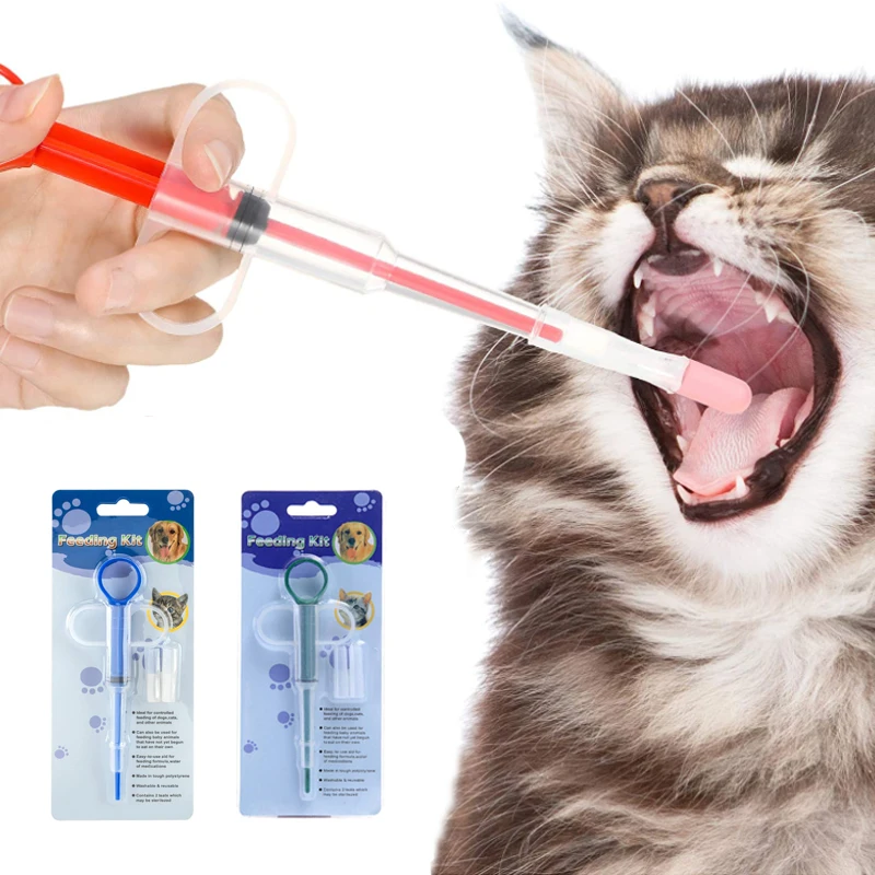 

Pet Pills Dispenser for Cats Puppy Practical Dog Cat Medicine Water Syringe Universal Pet Medicine Feeder Feed Tool Pet Product