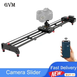 GVM Slider-80 80CM Slider-120 120CM Professional Carbon Fiber Motorized Camera Slider for DSLR Camera Smartphone Video