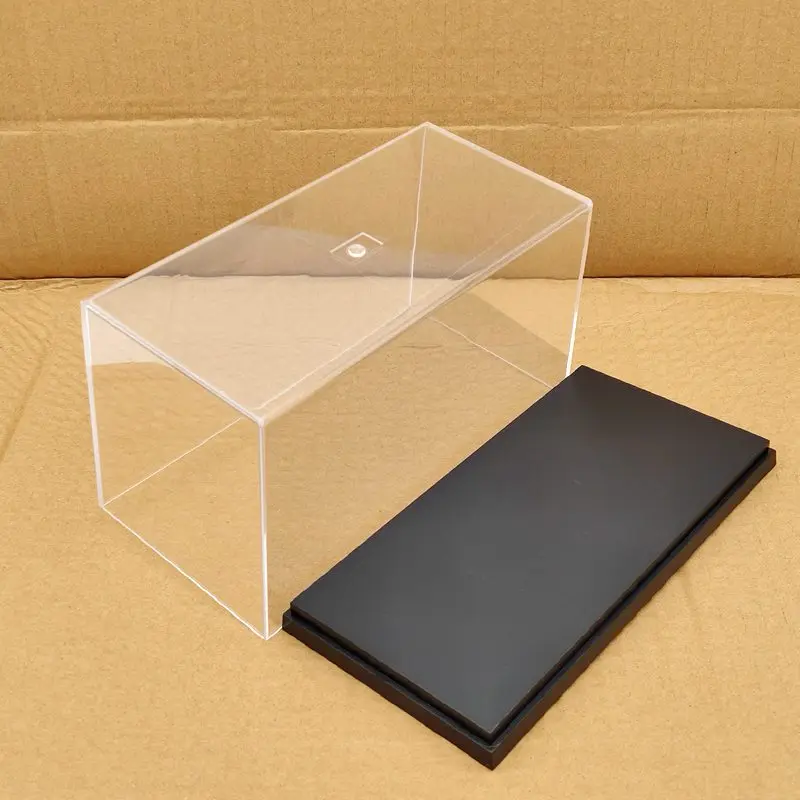 Motorcycle Model Acrylic Case Stand Toys Car Display box Transparent Dustproof Storage Boxes 20cm L,11.7cm H