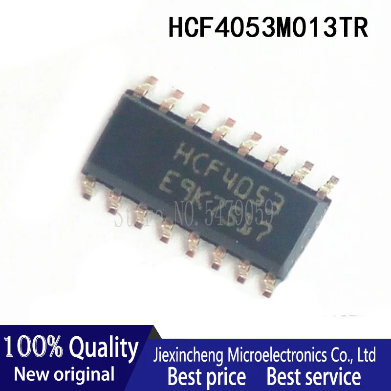 10PCS HCF4053M013TR HCF4053 SOP16 Neue original