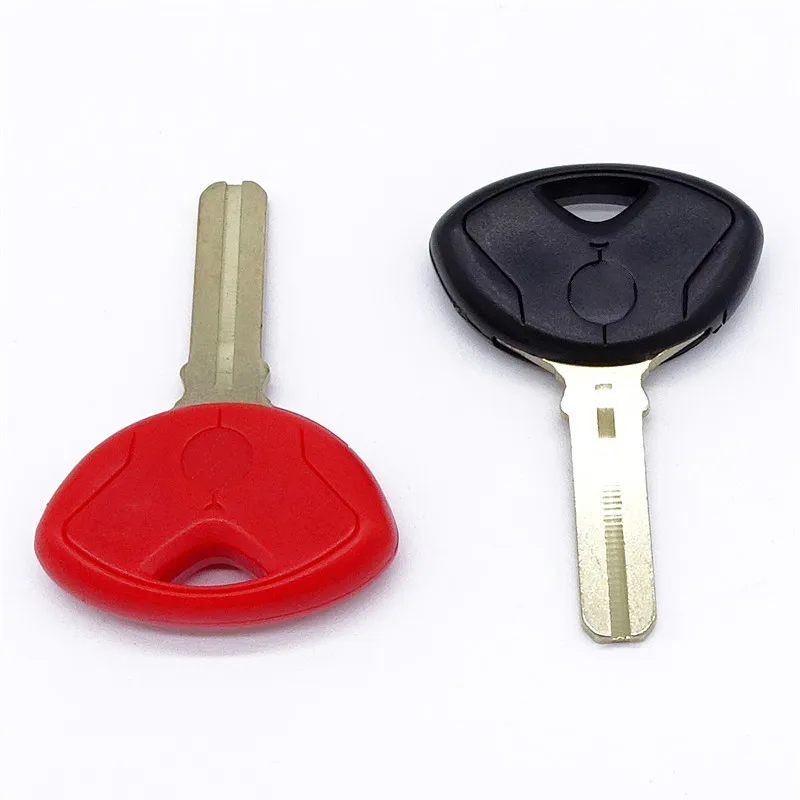 Motorcycle Blank Key Uncut Blade Key Shell Red/Black For BMW F650 F800 S1000RR R1200 K1200 K1300