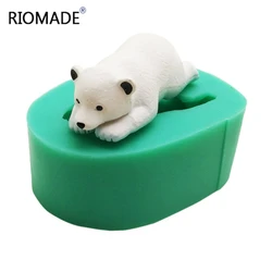 Marine Animal Sea Lion Silicone Fondant Molds Cake Decorating Tools Polar Bear Shape Chocolate Dessert Kitchen Baking Mould