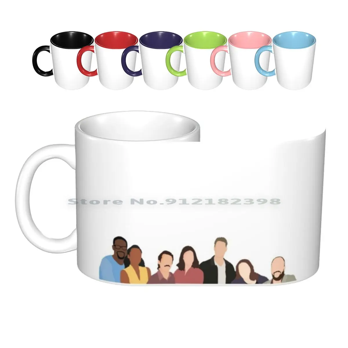 This Is Us Cast Ceramic Mugs Coffee Cups Milk Tea Mug This Is Us Tis Nbc Big Three Big 3 The Big Three The Big 3 Pearson Tv Tv